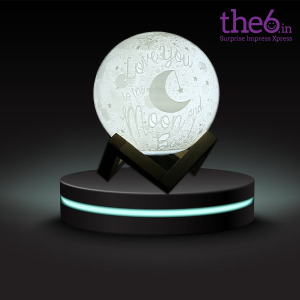 3D Personalised Moon Lamp